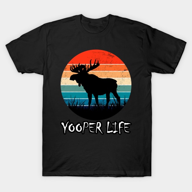 Yooper Life Moose Sunset T-Shirt by The Yooper Life